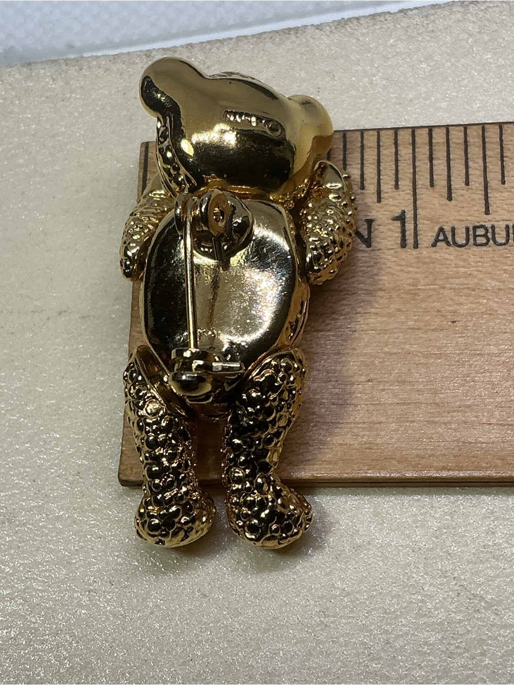 Vintage Napier Articulated Teddy Bear Pin/Brooch - Picture 10 of 10
